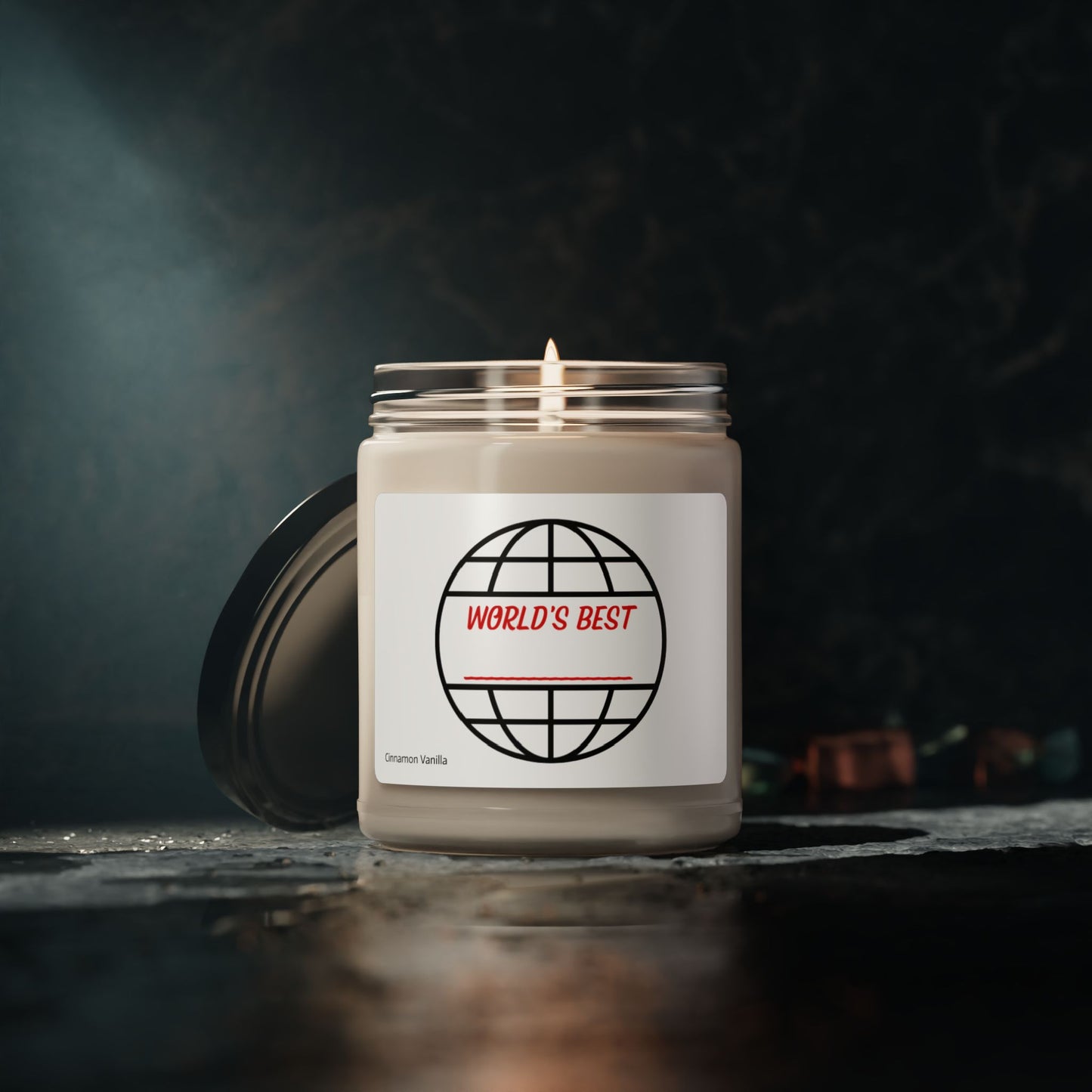 "World's Best" Scented Cinnamon Vanilla Scented Candle, 9oz